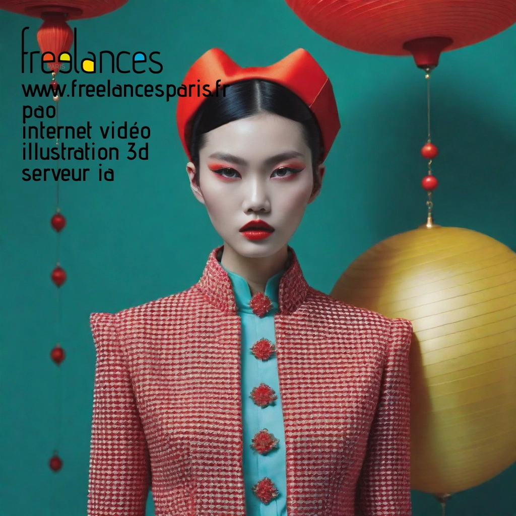 Pao mise en page internet vidéo illustration 3d serveur IA générative AI freelance paris studio de création magazines lhevgio0